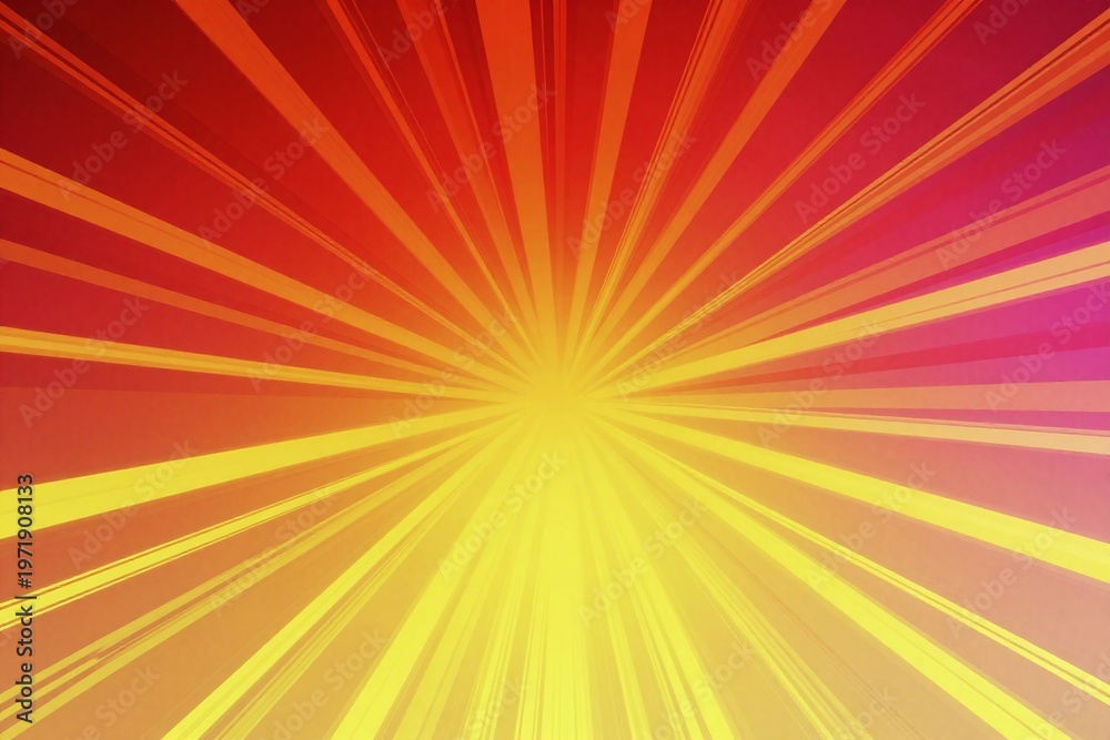 Obraz premium A red and yellow background with a burst of light