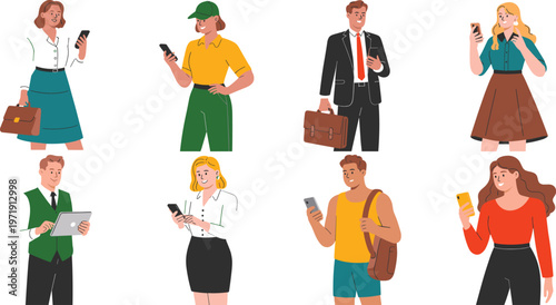 Set of professional plumber characters in blue overalls holding a wrench and toolbox with a friendly thumbs up for home repair and maintenance.