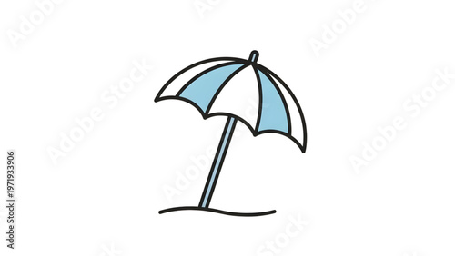 umbrella isolated on white background