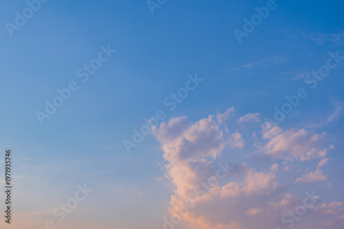 青い夕焼け