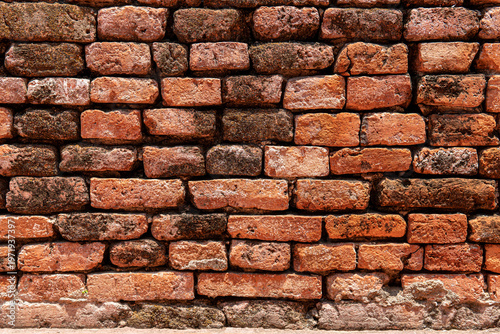 Texture Art on brick and wooden material