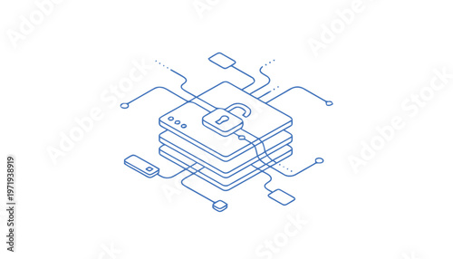 Microchip with circuit board connections.