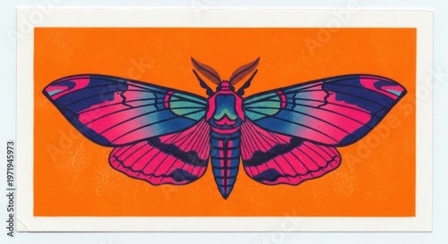 Vibrant Digital Illustration of a Colorful