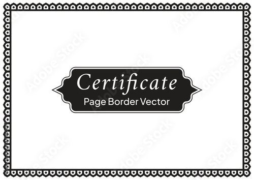 A4 Certificate Page Border (29)