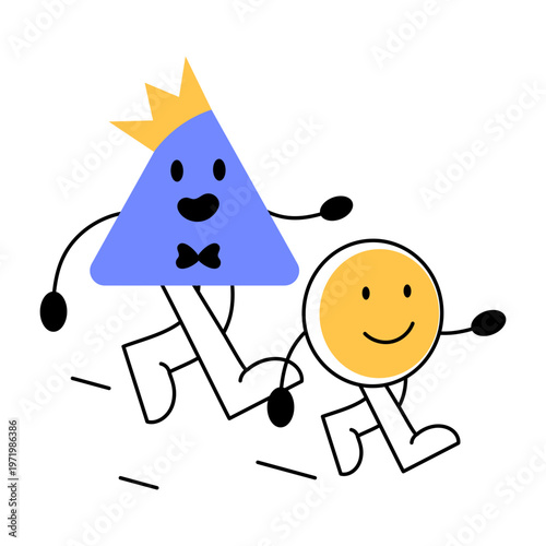 Flat style icon representing guidance