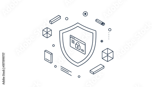 Shield Protecting Banknote and Data.