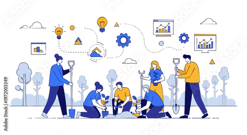 Sustainable Corporate Reforestation Project and Environmental CSR