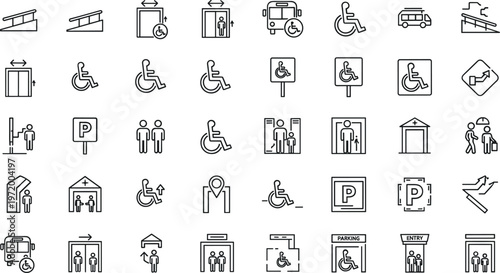Accessibility and Disability Support Icons
