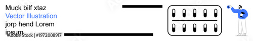 Data management, technology design, user interface, digital interaction, workflow automation, communication systems. A person pointing to a digital panel. Data management and technology design