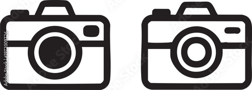 Comprehensive photography icon collection with camera and image symbols