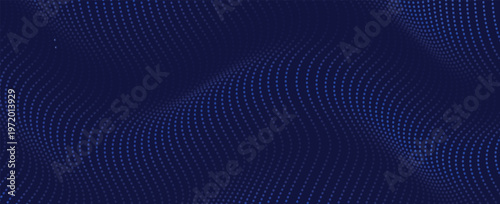 blue wavy halftone background. Dot pop art sport style. vector