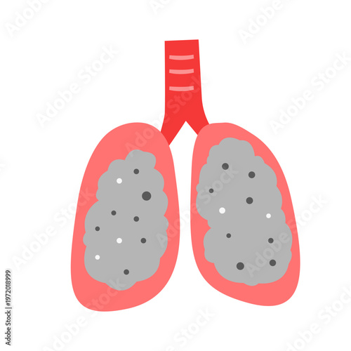 air pollution with dust PM2.5 concept