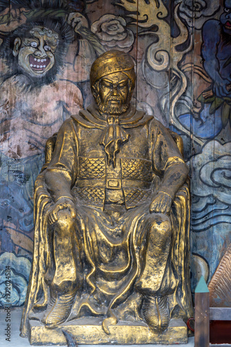 Old Temple at Shuangfeng Village of Tujia ethnic group in Xiangxi, China, a village that still maintains a traditional lifestyle