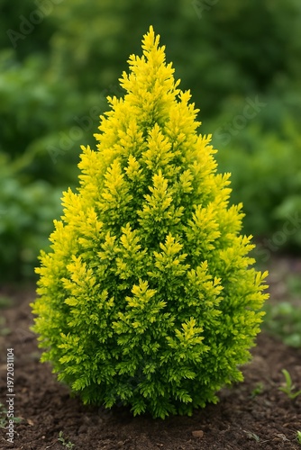 Golden yellow variegated foliage especially on new growth fading