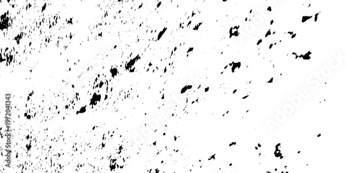 Grunge overlay vector grainy letterpress textures. Distressed dust pattern texture. Black stippled sand wavy texture. Illustration noise speckle wallpaper for banner, poster.