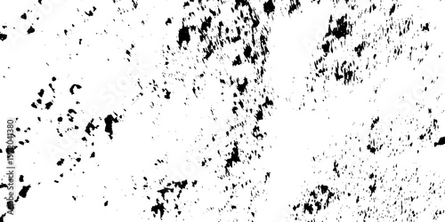 Grunge overlay vector grainy letterpress textures. Distressed dust pattern texture. Black stippled sand wavy texture. Illustration noise speckle wallpaper for banner, poster.