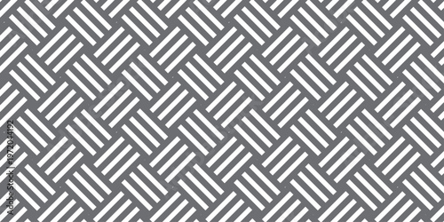 Seamless wave pattern geometric fabric vintage textile Illustration. Minimal line Pattern fence and barrier square lines mesh wallpaper design.