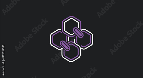 Abstract Geometric Hexagon Shapes in Modern Digital Design.