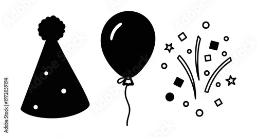 Abstract white fireworks display against black background