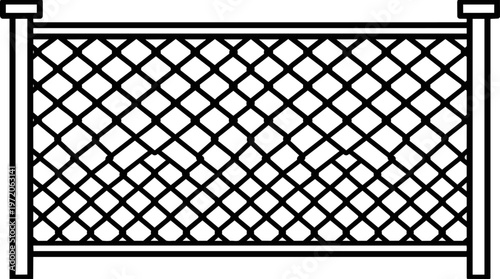 Lattice Fence Design Pattern.