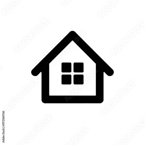 home icon on white background