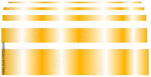 Gold Gradient Bars Set
