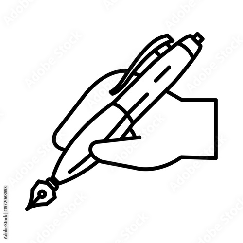 Luxury pen icon