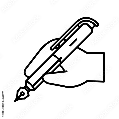 Luxury pen icon