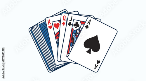 Playing Cards Poker Hand Spades.