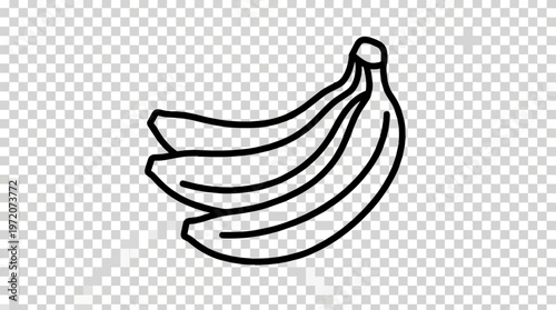 Bunch of Ripe Yellow Bananas.