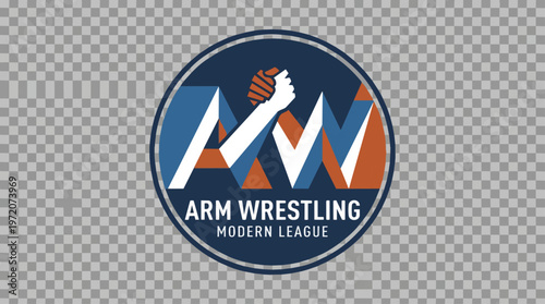 Arm Wrestling Modern League Logo.