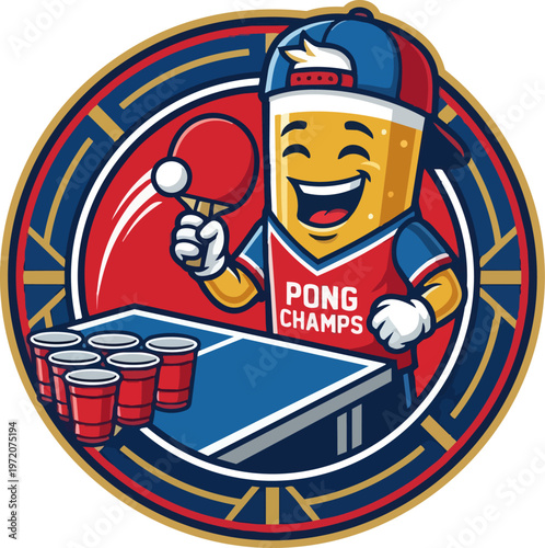 Ping Pong Table Fun Game.