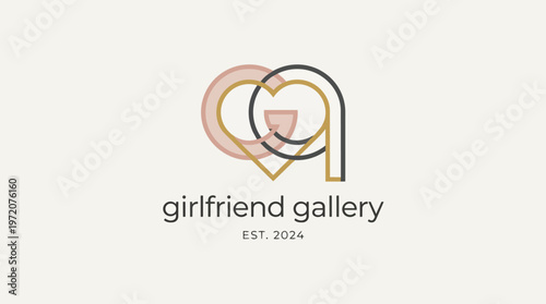 Girlfriend Gallery Logo Design.