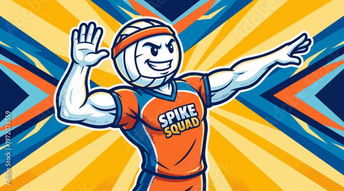 Spike Squad Cartoon Character.