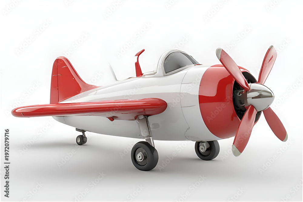 Fototapeta premium airplane isolated on white background