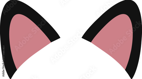 Cat Ears Costume Accessory Closeup.