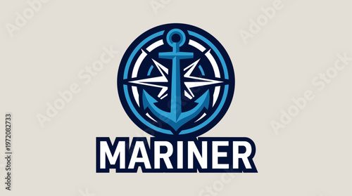 Mariner logo with anchor compass.