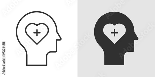 Emotional Health Icon representing awareness, management, and balance of emotions to support mental well-being and overall quality of life.