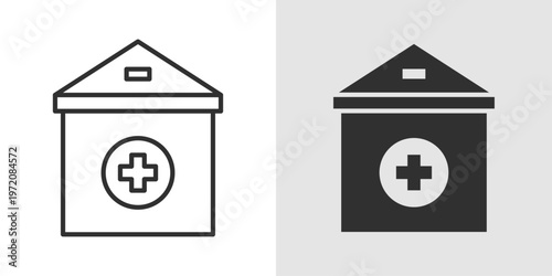 Family Doctor Icon representing primary healthcare services provided by general physicians who care for individuals and families across all ages.