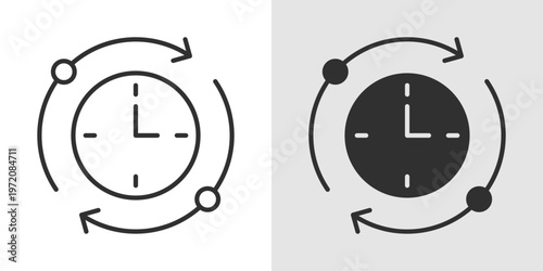 Healthy Routine Icon representing consistent daily habits such as exercise, balanced nutrition, hydration, and self-care practices that support overall health and wellness.