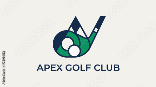 Apex Golf Club Logo Design.