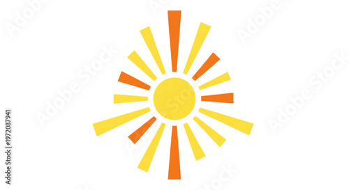 Bright Sunburst Logo Design