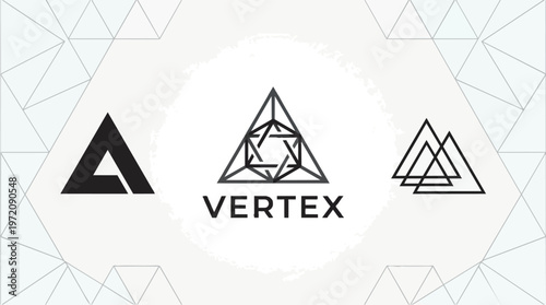 Vertex Triangle Logo Designs.
