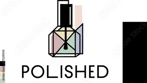 Nail polish bottle design.