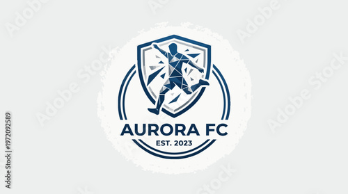 Aurora FC Soccer Team Logo.
