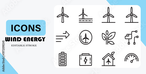 Icons of wind energy and sustainable power generation