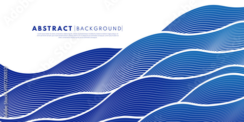 Fotografie Elegant Blue Islamic Pattern Banner