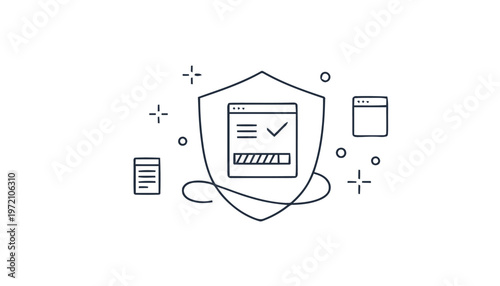 Digital Security Shield - Protecting Online Data and Privacy.