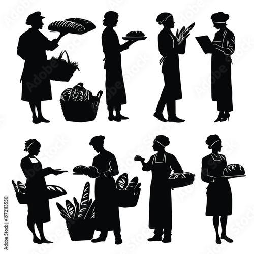 set of bakery icons