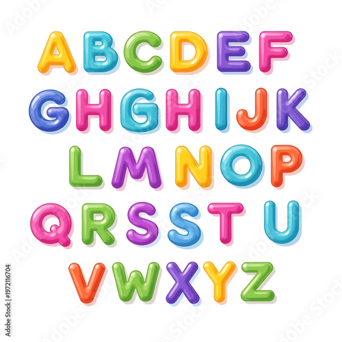 Colorful alphabet letters toy set 5.